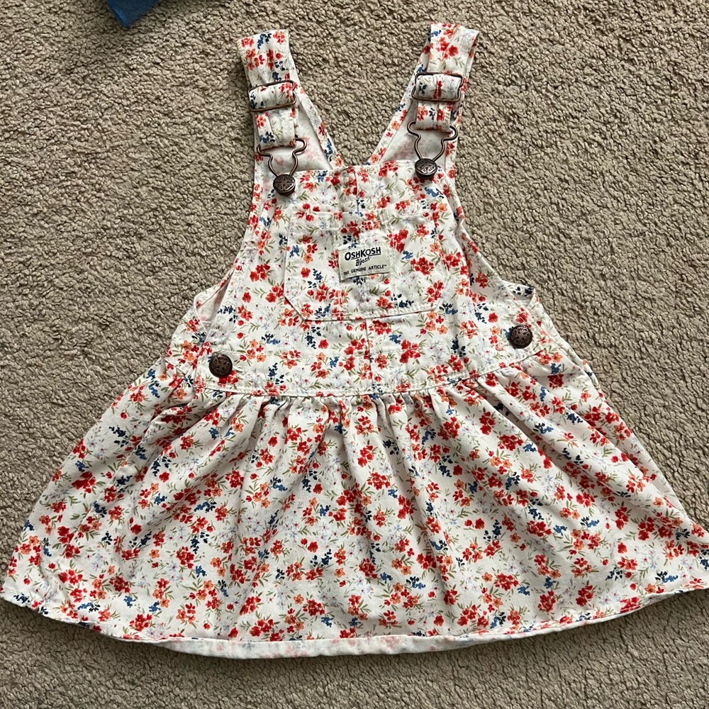 OshKosh Floral Overall Dress
